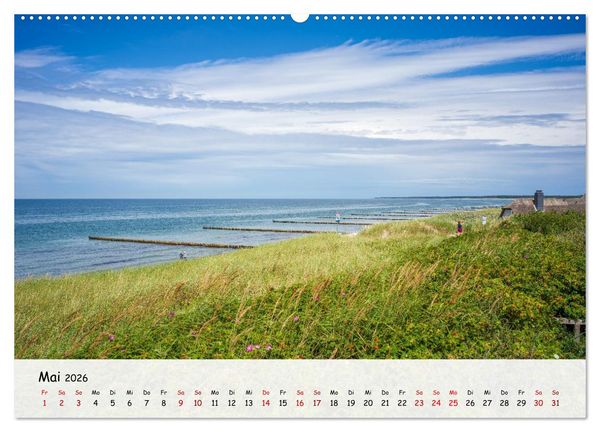 Produktbild: Fischland-Dar&szlig;-Zingst - Zwischen Bodden und Ostsee (hochwertiger Premium Wandkalender 2026 DIN A2 quer), Kunstdruck in Hochglanz