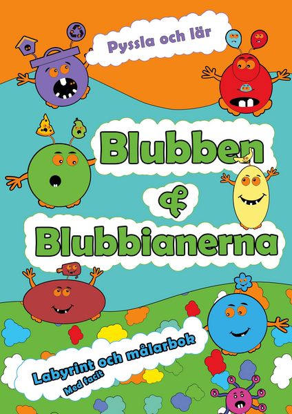 Produktbild: Blubben och Blubbianerna Labyrint och M&aring;larbok