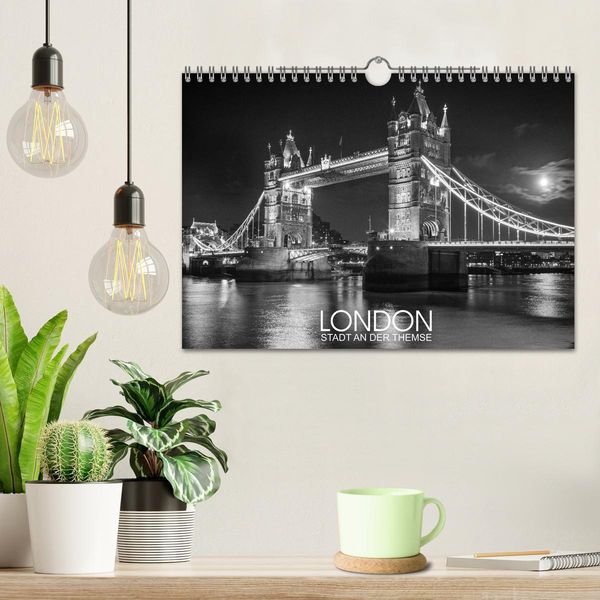 Produktbild: London Stadt an der Themse (Wandkalender 2026 DIN A4 quer), CALVENDO Monatskalender