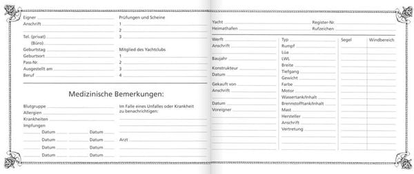 Produktbild: Logbuch Segeltuch