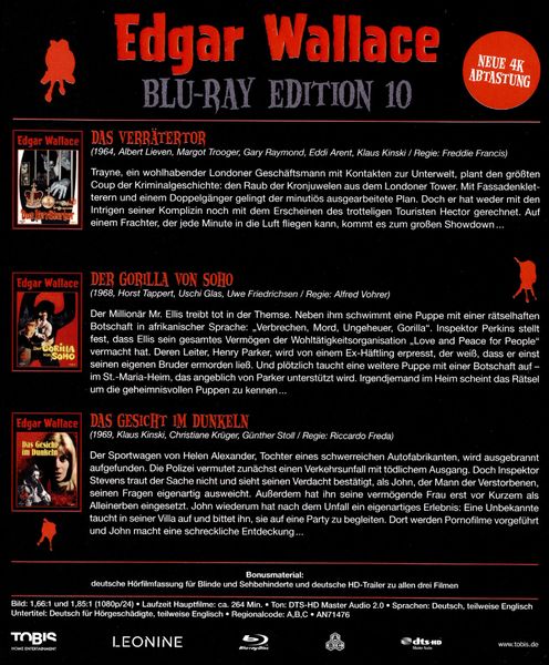 Produktbild: Edgar Wallace Edition 10 [3 BRs]