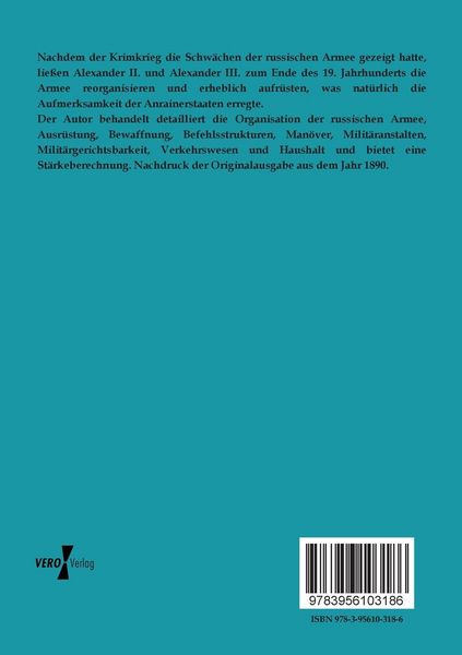 Produktbild: Die russische Armee in Krieg und Frieden