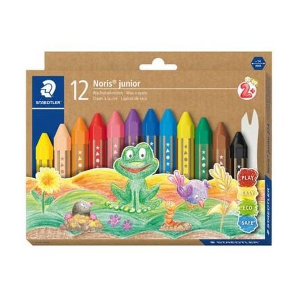 STAEDTLER Wachsmalkreide Noris junior 224, 12er Set