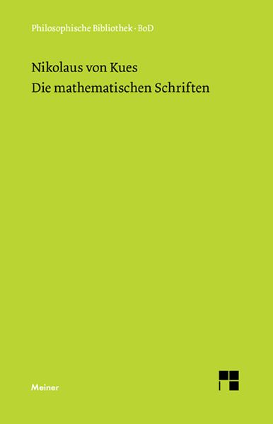 Produktbild: Die mathematischen Schriften