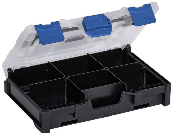 Produktbild: Allit EuroPlus MetaBox mini 63 Sortimentskoffer (L x B x H) 250 x 167 x 63 mm Anzahl F&auml;cher: 6 Inhalt 1 St.