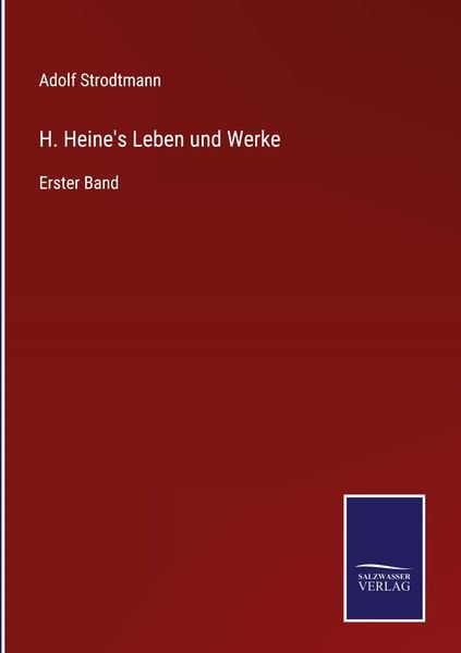 Produktbild: H. Heine's Leben und Werke