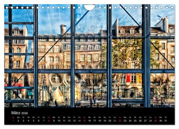 Produktbild: Paris - Impressionen einer Weltstadt (Wandkalender 2026 DIN A4 quer), CALVENDO Monatskalender