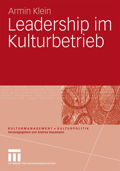 Produktbild: Leadership im Kulturbetrieb