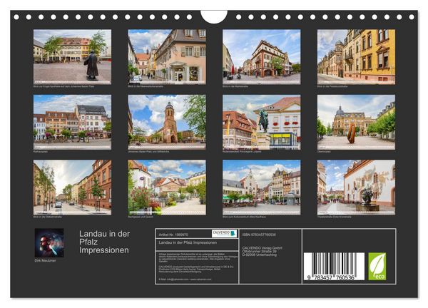 Produktbild: Landau in der Pfalz Impressionen (Wandkalender 2026 DIN A4 quer), CALVENDO Monatskalender