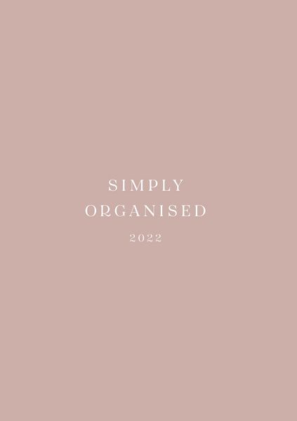 Produktbild: SIMPLY ORGANISED 2022 - premium ros&eacute;