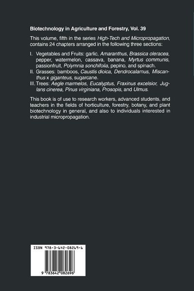 Produktbild: High-Tech and Micropropagation V