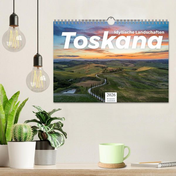 Produktbild: Toskana - idyllische Landschaft (Wandkalender 2026 DIN A4 quer), CALVENDO Monatskalender