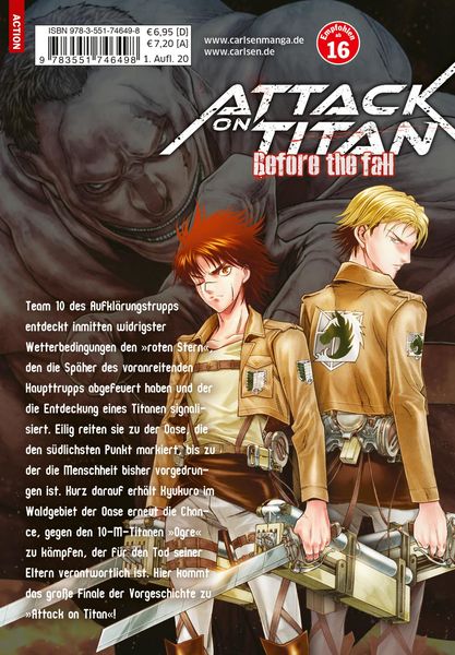 Produktbild: Attack on Titan - Before the Fall 17
