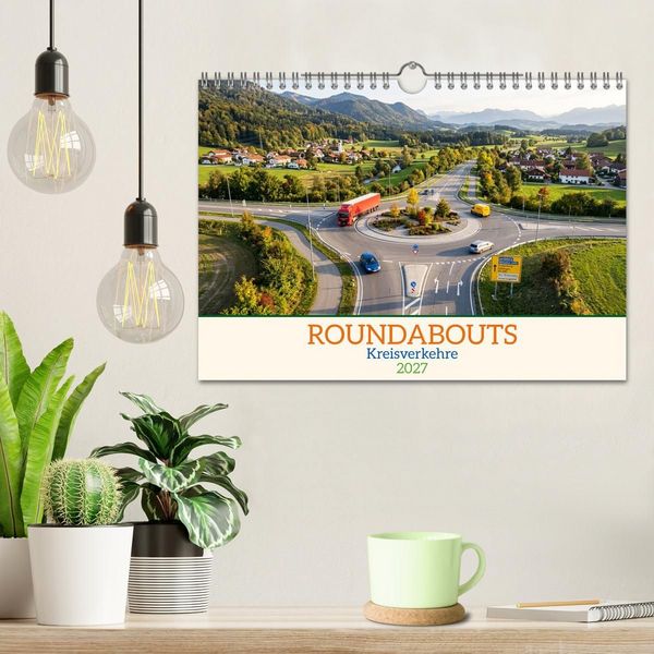 Produktbild: Roundabouts - Kreisverkehre (Wandkalender 2027 DIN A4 quer), CALVENDO Monatskalender