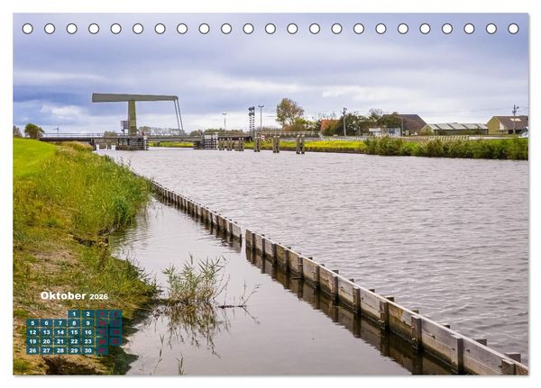 Produktbild: Der Nordholland-Kanal (Tischkalender 2026 DIN A5 quer), CALVENDO Monatskalender