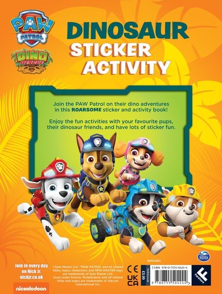 Produktbild: Paw Patrol Dinosaur Sticker Activity