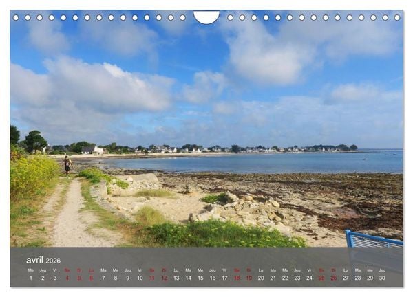 Produktbild: LE SENTIER DES DOUANIERS. Parcourir ce joyau breton. (Calendrier mural 2026 DIN A4 vertical), CALVENDO calendrier mensuel
