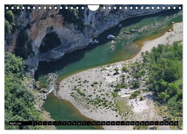 Produktbild: Ard&egrave;che, Grand Canyon Europas (Wandkalender 2026 DIN A4 quer), CALVENDO Monatskalender