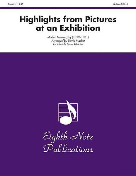 Produktbild: Mussorgsky, M: Highlights (from Pictures at an Exhibition)