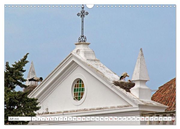 Produktbild: Die Sandalgarve - Der flache K&uuml;stenabschnitt im S&uuml;dosten Portugals (Wandkalender 2026 DIN A3 quer), CALVENDO Monatskalender