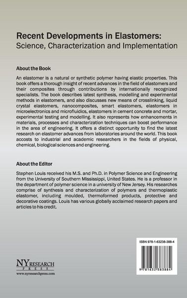 Produktbild: Recent Developments in Elastomers