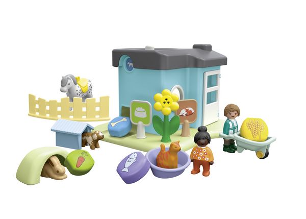 Produktbild: 71690 JUNIOR Tierpension mit Futterspender