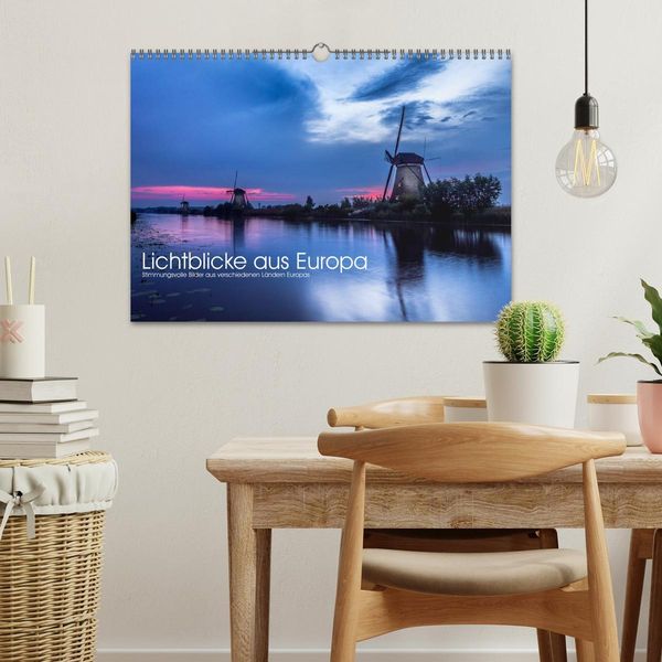Produktbild: Lichtblicke aus Europa (Wandkalender 2026 DIN A3 quer), CALVENDO Monatskalender