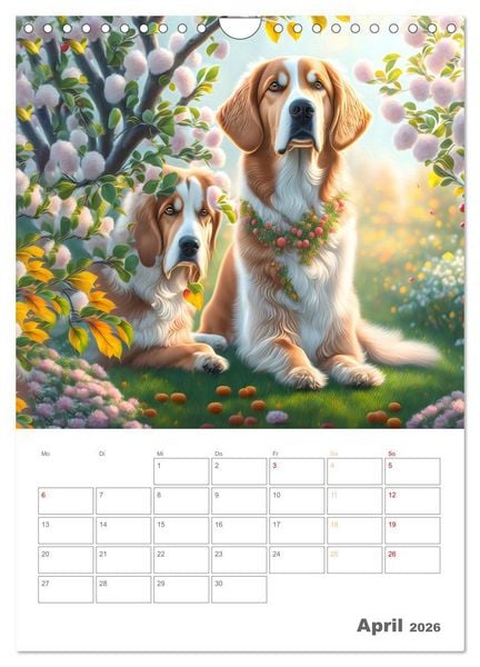 Produktbild: Liebenswerte Hunde und Katzen (Wandkalender 2026 DIN A4 hoch), CALVENDO Monatskalender