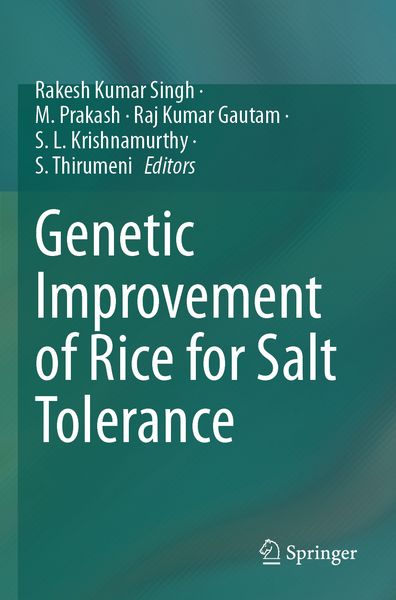 Produktbild: Genetic Improvement of Rice for Salt Tolerance