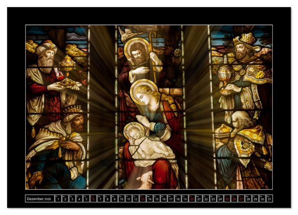 Produktbild: IRLAND - Fenster des Glaubens (Wandkalender 2026 DIN A4 quer), CALVENDO Monatskalender