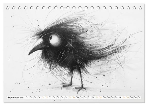Produktbild: Tierisches Tohuwabohu (Tischkalender 2026 DIN A5 quer), CALVENDO Monatskalender