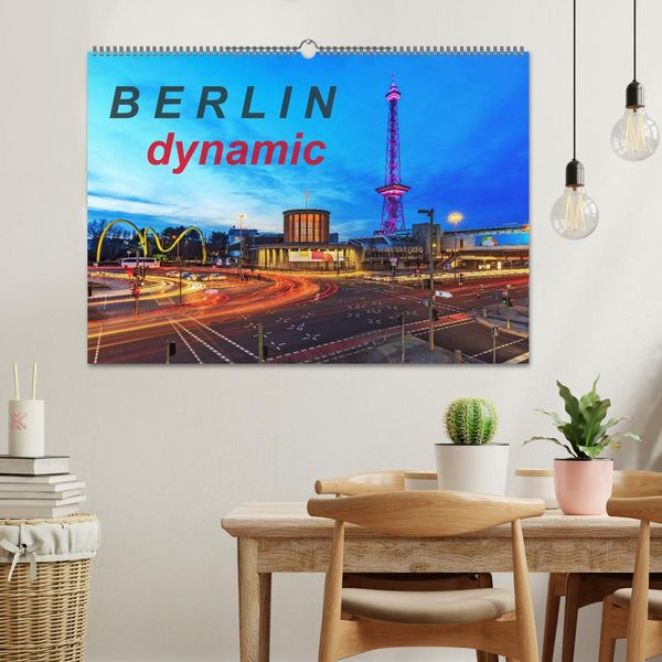Produktbild: Berlin dynmaic (Wandkalender 2026 DIN A2 quer), CALVENDO Monatskalender
