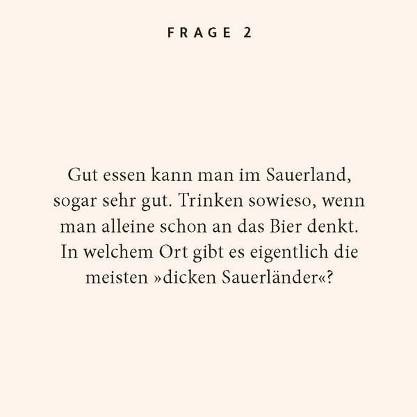 Produktbild: Sauerland-Quiz