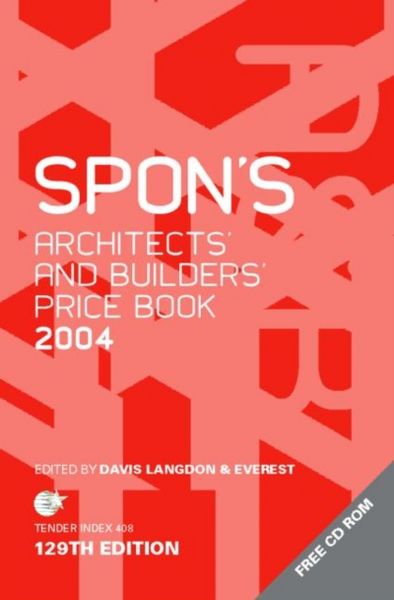 Produktbild: Spon's Architects' and Builders' Price Book