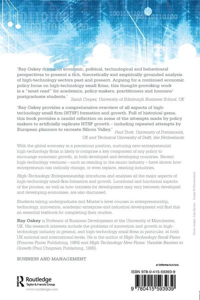 Produktbild: High-Technology Entrepreneurship