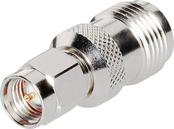 Produktbild: BKL Electronic 0419424 0419424 TNC-Reverse-Adapter TNC-Reverse-Buchse - SMA-Stecker 1St.