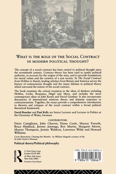 Produktbild: The Social Contract from Hobbes to Rawls