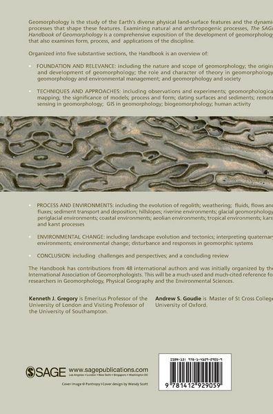 Produktbild: The SAGE Handbook of Geomorphology