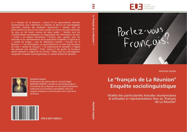 Produktbild: Le "fran&ccedil;ais de La R&eacute;union" Enqu&ecirc;te sociolinguistique