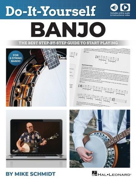 Produktbild: Do-It-Yourself Banjo: The Best Step-By-Step Guide to Start Playing by Mike Schmidt - Includes Online Video and Audio