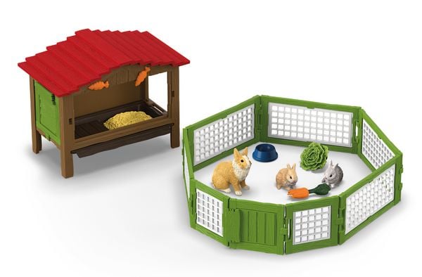 Produktbild: schleich&reg; Farm World Kaninchenstall