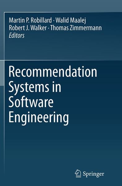 Produktbild: Recommendation Systems in Software Engineering