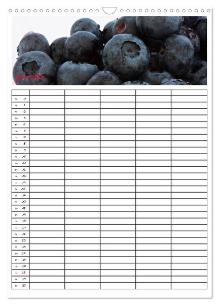 Produktbild: FOOD -Familienkalender (Wandkalender 2026 DIN A3 hoch), CALVENDO Monatskalender