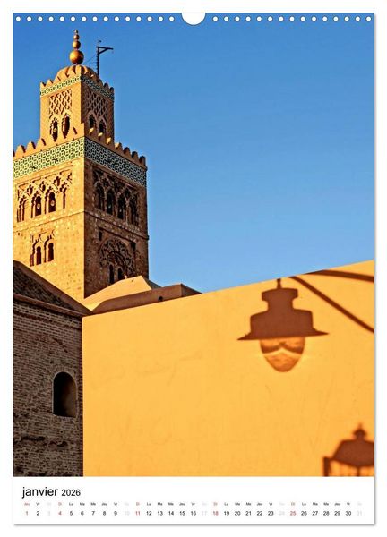 Produktbild: Couleurs MAROC (Calendrier mural 2026 DIN A3 horizontal), CALVENDO calendrier mensuel