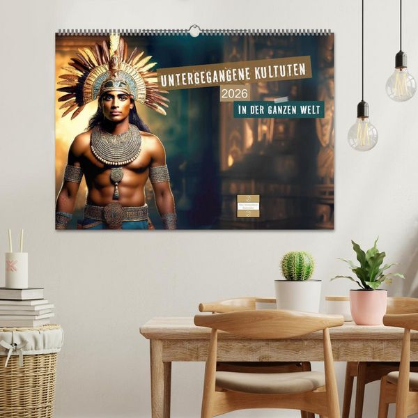 Produktbild: Untergegangene Kulturen - auf der ganzen Welt (Wandkalender 2026 DIN A2 quer), CALVENDO Monatskalender