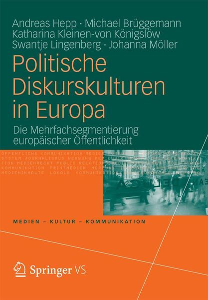 Produktbild: Politische Diskurskulturen in Europa