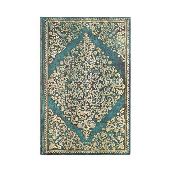 Produktbild: Paperblanks 2024 Oceania Diamond Rosette 12-Month Maxi Horiz