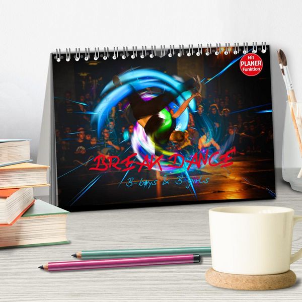 Produktbild: Break Dance B-boys & B-girls (Tischkalender 2026 DIN A5 quer), CALVENDO Monatskalender