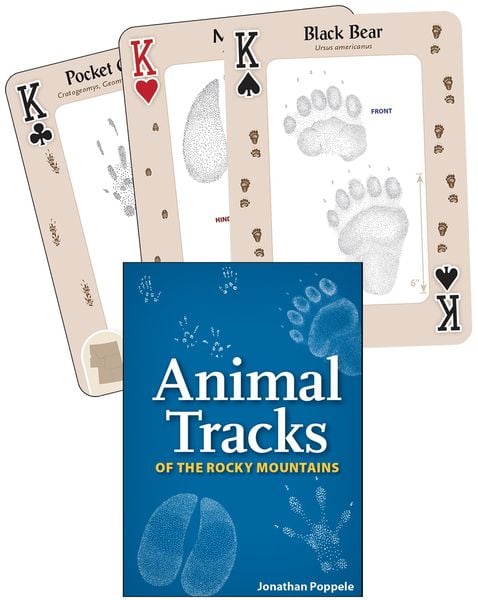 Produktbild: Animal Tracks of the Rocky Mountains Playing Cards