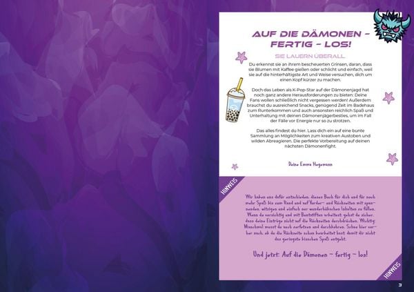 Produktbild: Auf D&auml;monenjagd &ndash; Dein K-Pop-Mitmachbuch
